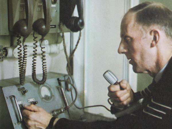 Policeman Operating a Carrier Control Point