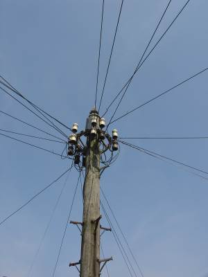 Telegraph Pole showing DP