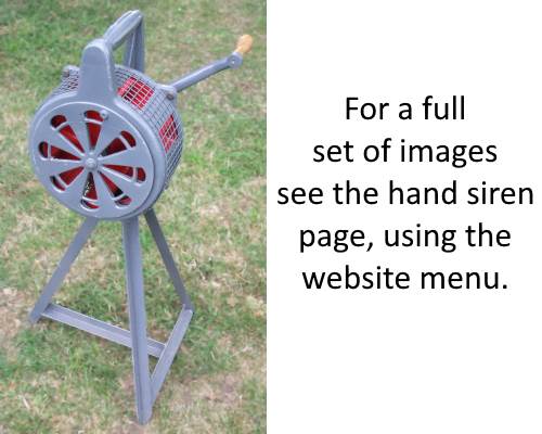 Hand Operated Siren